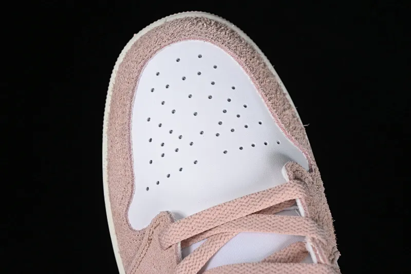 All categories Air Jordan Jordan series basketball shoes Air Jordan 1 Mid Air Jordan AJ1 Mid AJ1 Joe 1 white pink mid-top basketball shoes FN7432-161